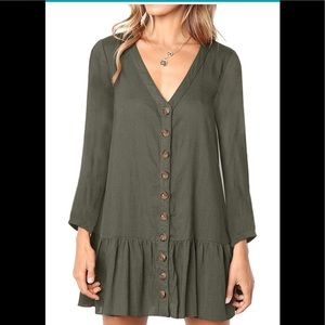 Size small olive dress